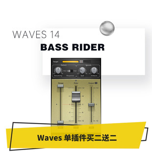 WAVES16 插件 Bass Rider 低音电平控制处理插件VST效果器