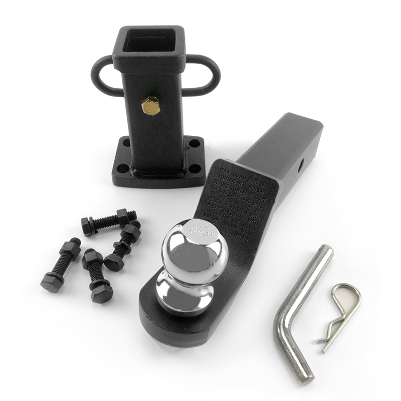 2寸拖车臂钩球方口套筒套装房车游艇拖钩配件越野车改装通用件