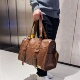 三盒子复古真皮质感手提包 大容量旅行包袋单肩斜挎包电脑包 男士