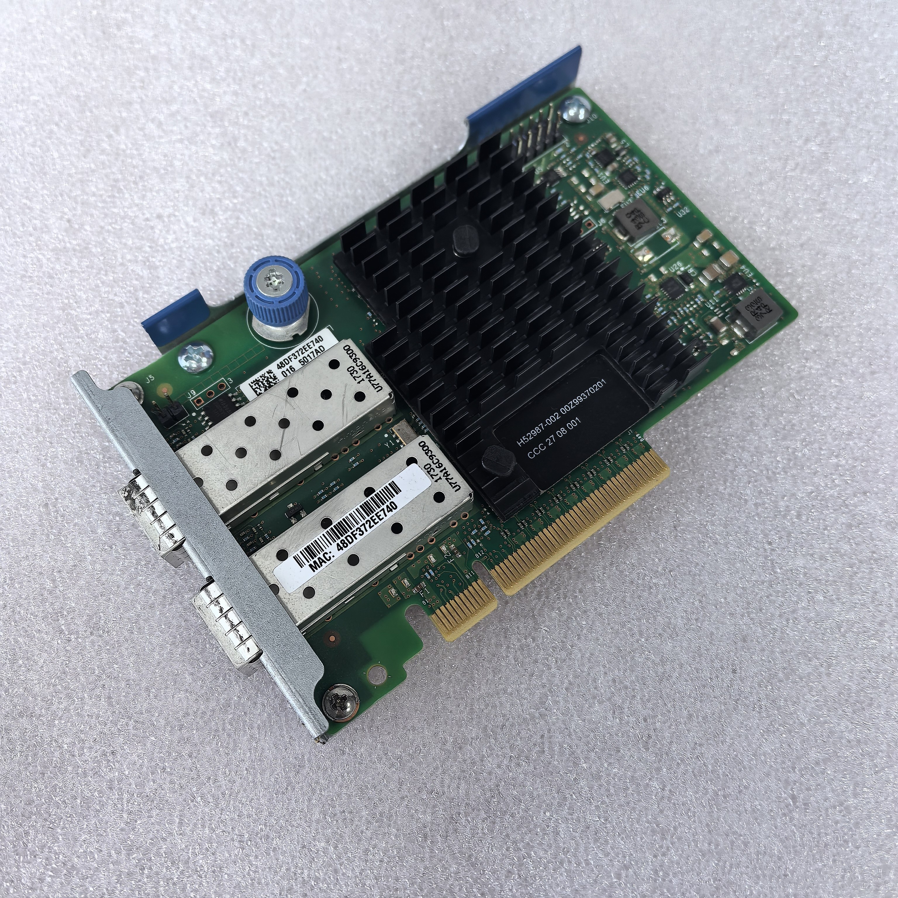 Двухпортовая 10-гигабитная сетевая карта HP 562FLR-SFP+790317-001 789004-001 10Gb X710 SFP+790317-001 Изображение 1