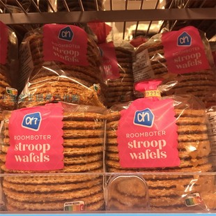 5袋荷兰直邮包邮包税 AH Roomboter stroopwafels 美味黄油华夫饼