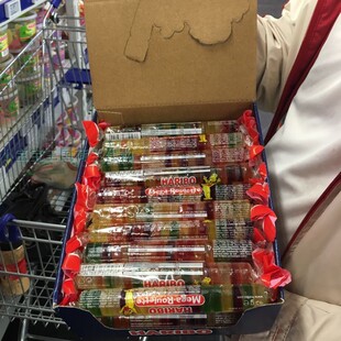 1盒荷兰直邮包邮包税Haribo mega-roulette美味水果轮盘甜酸软糖