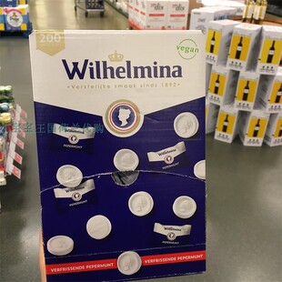 1盒荷兰直邮包邮包税 著名Wilhelmina 薄荷糖 独立包装 足足200粒