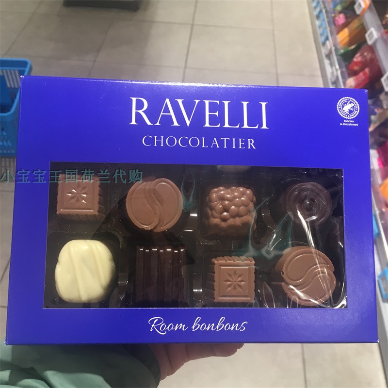 4盒荷兰直邮包邮包税Ravelli bonbons享受各种不同口味夹心巧克力
