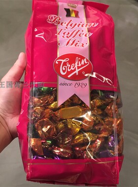 1袋荷兰直邮包邮包税Trefin Belgian比利时美味太妃糖黄油薄荷糖