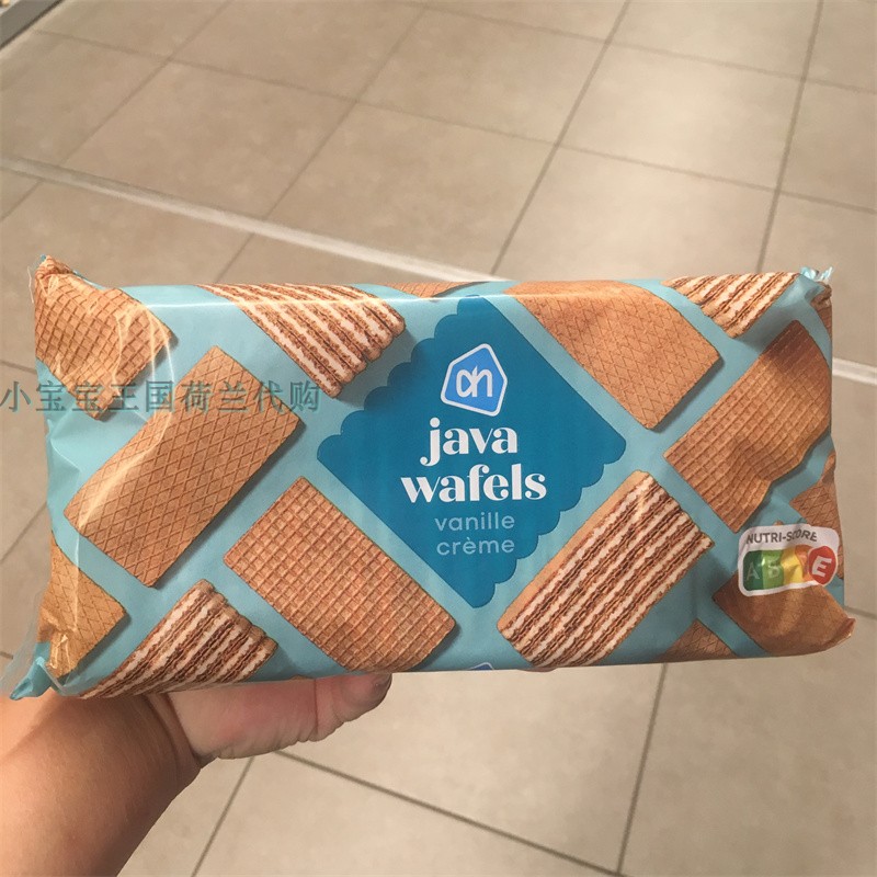 6包荷兰直邮包邮包税 AH Javawafels 美味本土超市香草奶油华夫饼