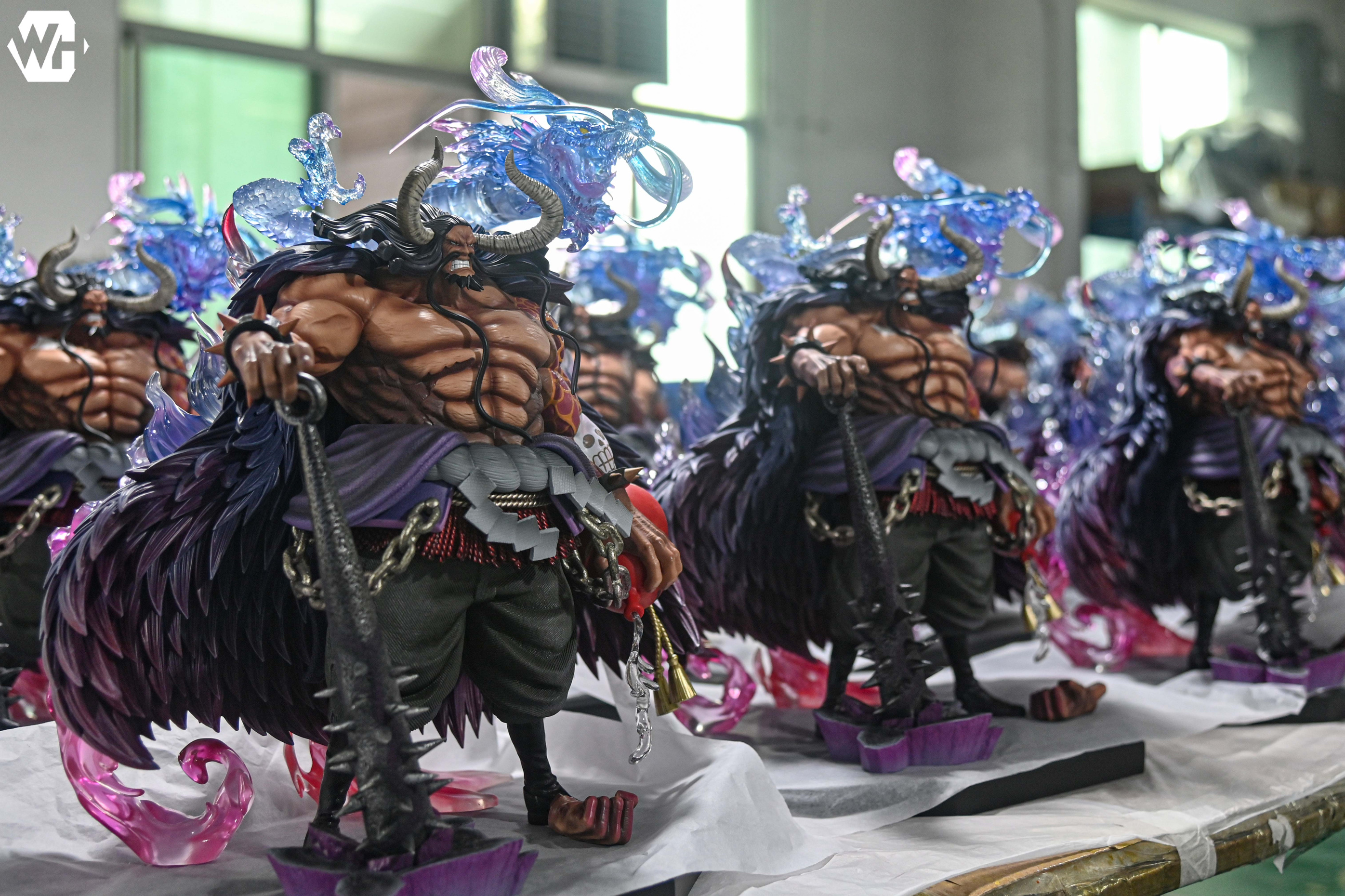 WH海贼王百兽海贼团 四皇凯多 pop 人形态兽形态雕像手办模型现货