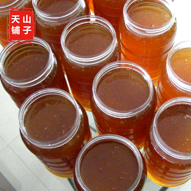 枣花蜂蜜天山铺子纯正成熟土蜂蜜 新疆枣林农家自产1000g蜜糖25年