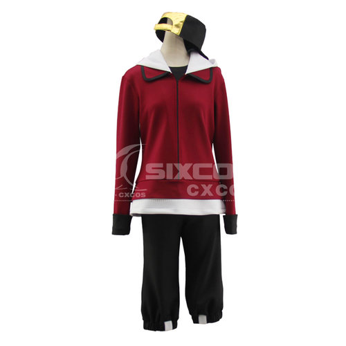 神奇宝贝 宠物小精灵 赤红 COS服装定做Pokemon レッドRed COSPLA