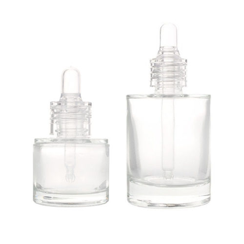 30ml瓶子50ml玻璃滴管瓶透明胶头