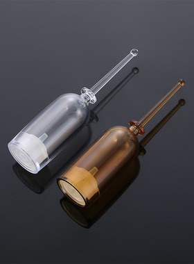 现货1ml、3ml、5mlAS塑料精华原液瓶 后推保鲜瓶 斜肩分装瓶 包材