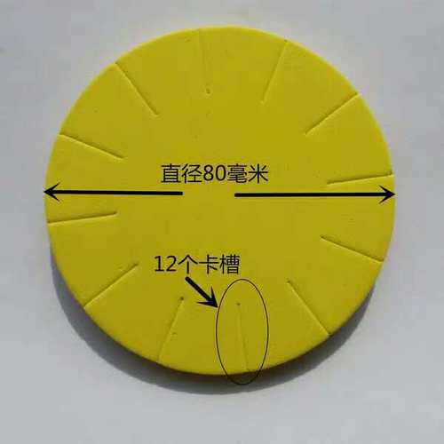 翻板钩泡沫板固定鱼钩板长江湘江底钓鲢鳙鱼硬线翻板钩校正板渔具