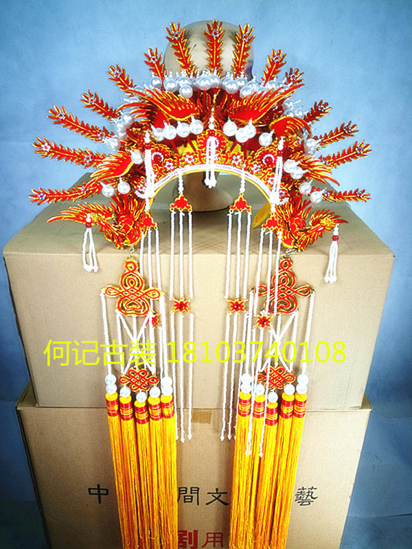 凤冠帽帽子梨园世家手工制作