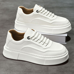 透气小白鞋 新款 子男潮流百搭厚底运动鞋 休闲板鞋 2026春季 潮鞋 男鞋