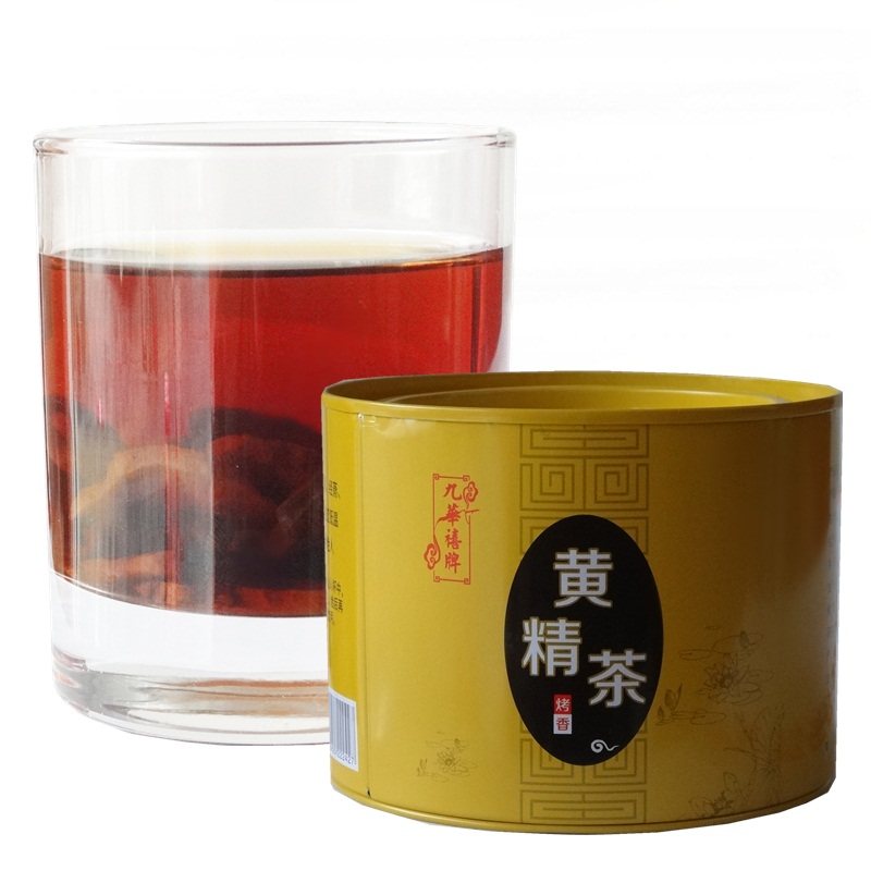 【买五送一】九华山野生黄精片九蒸九晒烤香型地藏黄精茶72克罐装