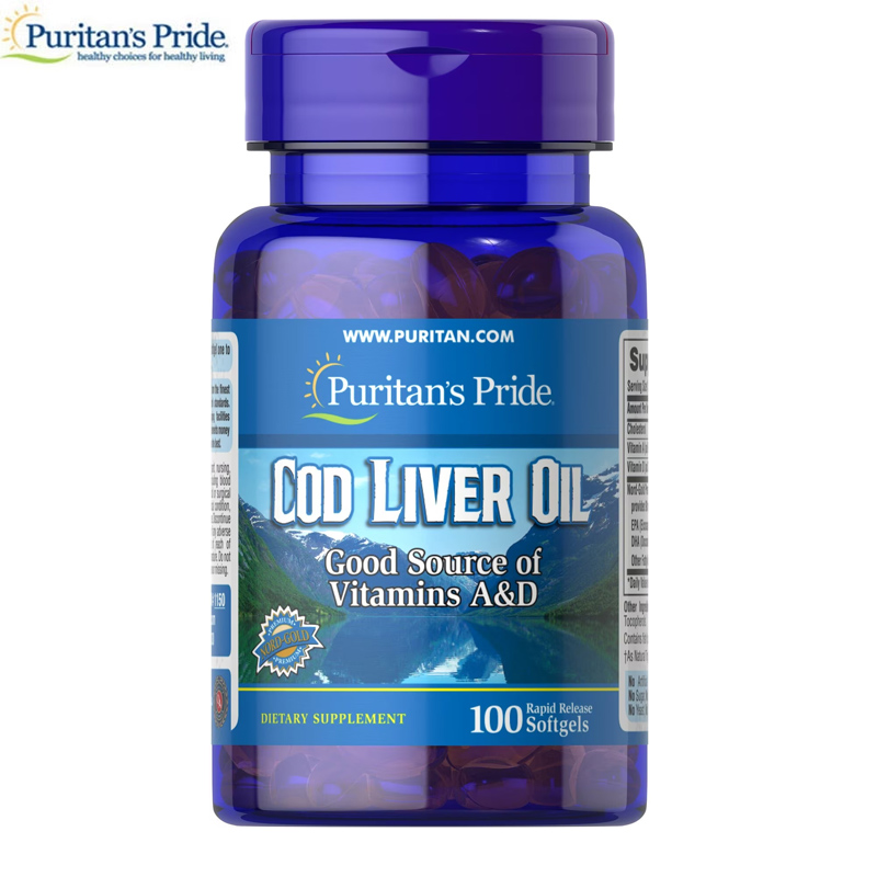 临期特价 鳕鱼鱼肝油 Cod Liver Oil 415 mg 维生素VA VD 补钙 保健食品/膳食营养补充食品 鱼油/深海鱼油 原图主图