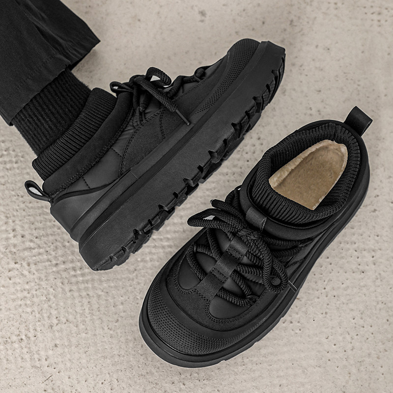 雪地靴男冬季加绒加厚冬鞋保暖防寒男鞋外穿面包棉靴防风羽绒棉鞋,流行男鞋,时尚雪地靴,淘宝优惠券,粉丝福利购,淘宝优惠卷