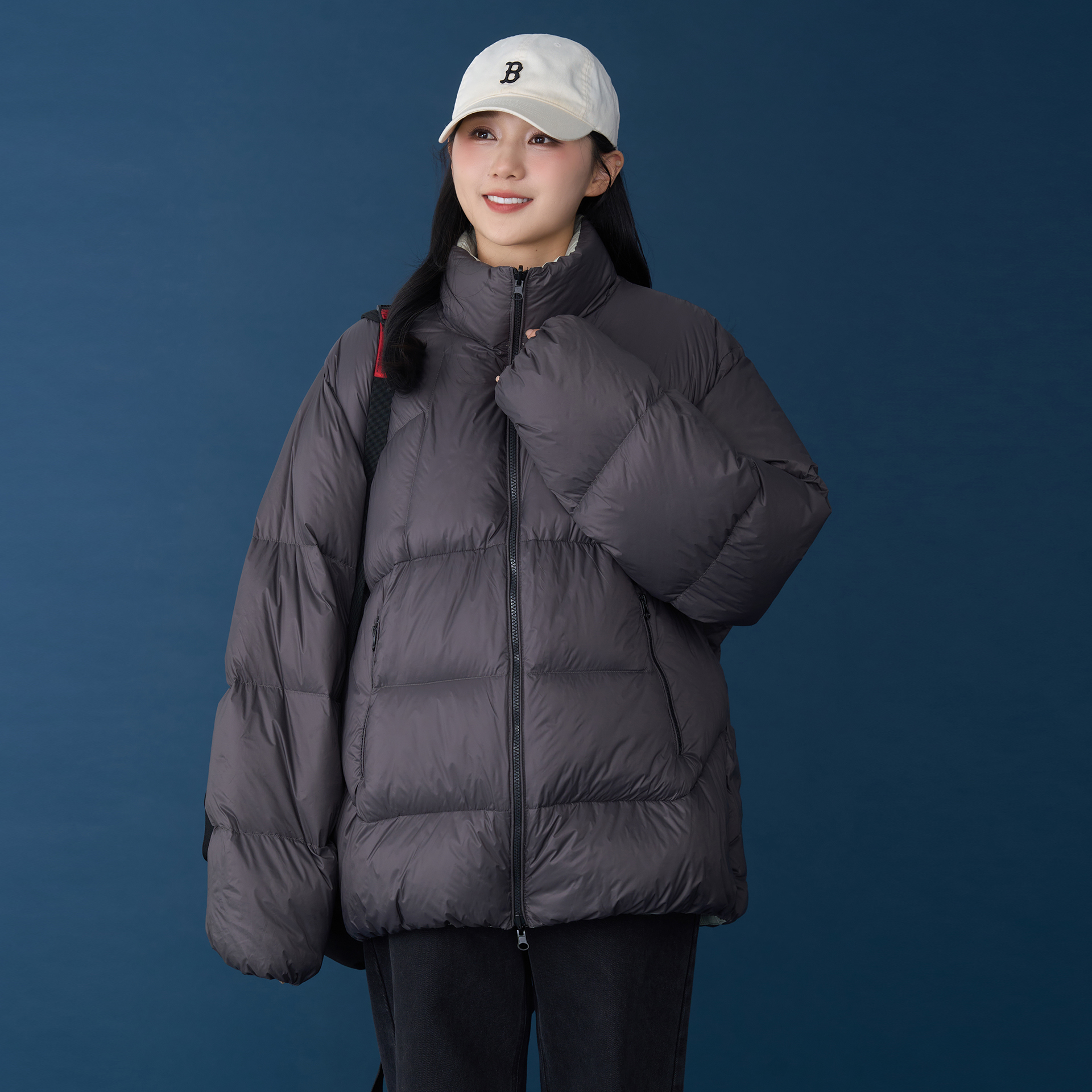 三防两面穿轻薄羽绒服女