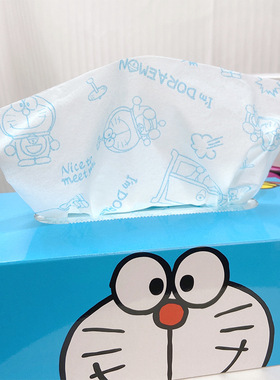 日本进口HAYASHI三丽鸥卡通印花盒装150抽硬抽纸餐巾纸盒装抽纸巾