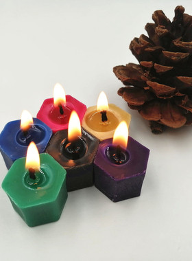 Colour Beehive Bricks Candles Natural Pure Beeswax Handmade