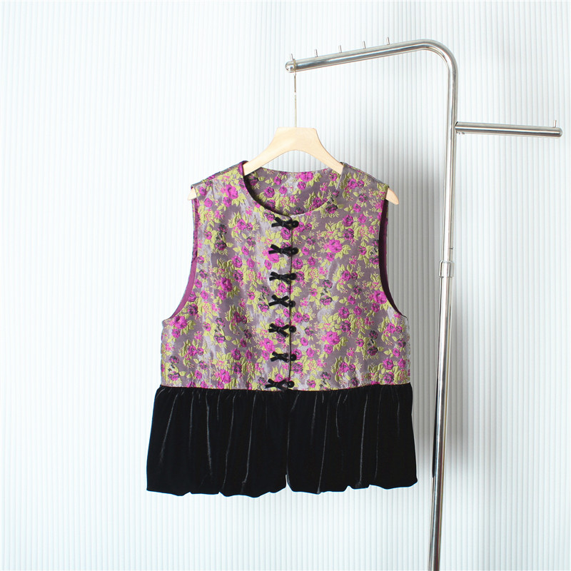 新中式国风马甲女2025春季新款