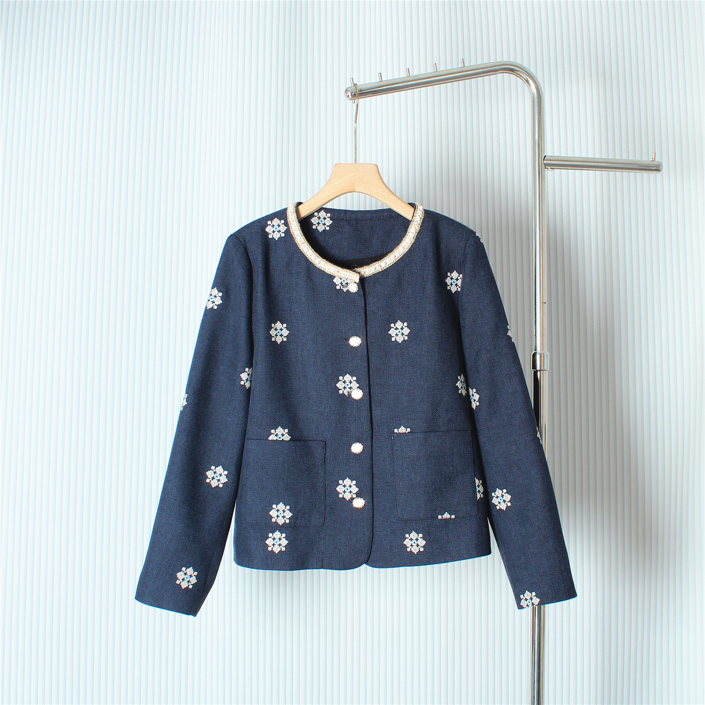 洋气减龄小香风外套女2025新款秋季短款小个子名媛气质高级感上衣