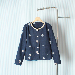 洋气减龄小香风外套女2025新款秋季短款小个子名媛气质高级感上衣