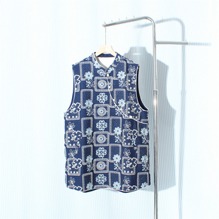 新中式国风刺绣圆领马甲背心外套2026春秋新款洋气时髦坎肩马夹裙