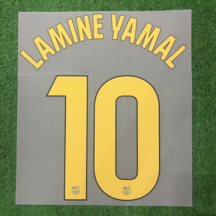 kitsbox正品25/26巴萨主场加维佩德里莱万亚马尔印字西甲欧冠印号