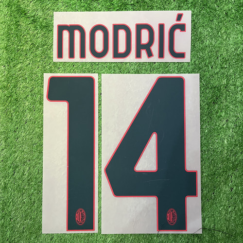 kitsbox正品25/26AC米兰二客莱奥亚沙里莫德里奇加比亚印字印号