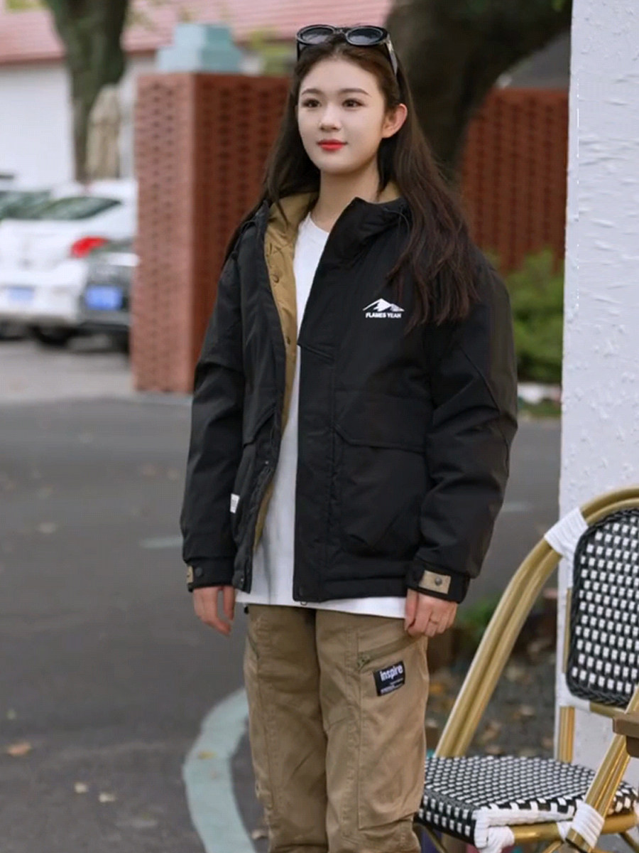 2024 겨울 새 캐주얼 작업복 면화 의류 두꺼운 따뜻한 코튼 자켓 트렌디 브랜드 잘 생긴 재킷 두 번째 코튼 자켓 남성 유행