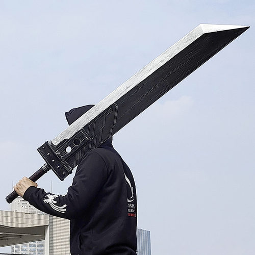 最终幻想14周边武器超大号六一重制版COS男孩巨型玩具刀蒂法道具