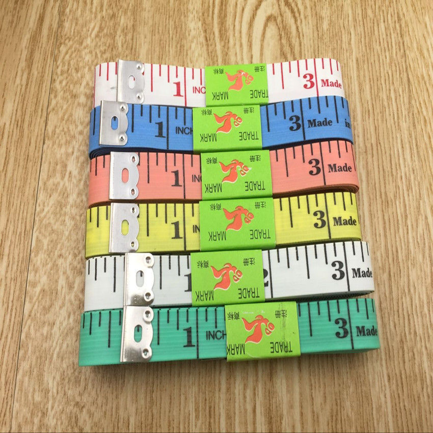 金鱼牌量衣尺彩色软皮尺三围尺