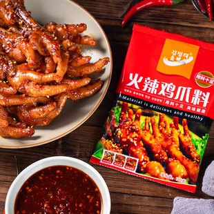 韩式辣鸡爪料延边小木屋火辣鸡爪酱头道人家风味辣酱延吉特色料理