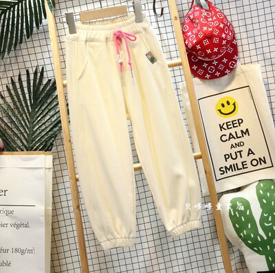 中大儿童针织裤针织裤爱木橦