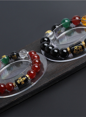 黑红玛瑙手串黑红玛瑙