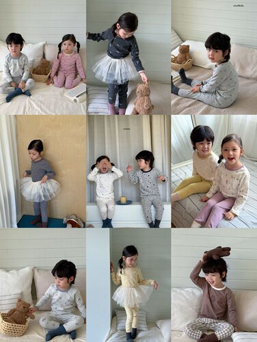 儿童莫代尔空调家居服