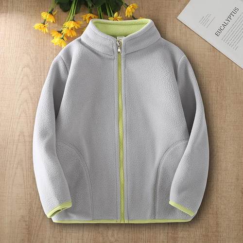 儿童摇粒绒外套保暖上衣