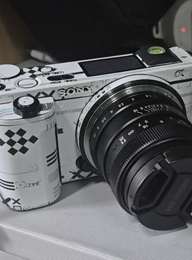 漫步驴适用于索尼ZVE10一代相机贴膜机身保护贴装饰贴印花集多款