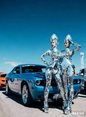 性感酒吧夜店镜面异形科技连体衣GOGO作秀舞队DS演出服