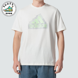 阿迪达斯正品 T恤IN6234 CAMO男士 印花短袖 TORN Adidas