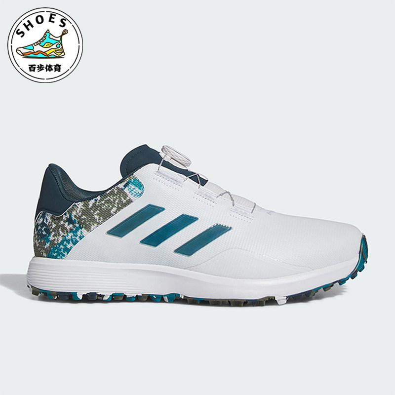 Adidas/阿迪达斯正品新款男士旋转按钮耐磨高尔夫球鞋HP3237