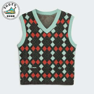 男士 Adidas 针织马甲背心IB3259 BONNER WALES 阿迪达斯KNIT VEST