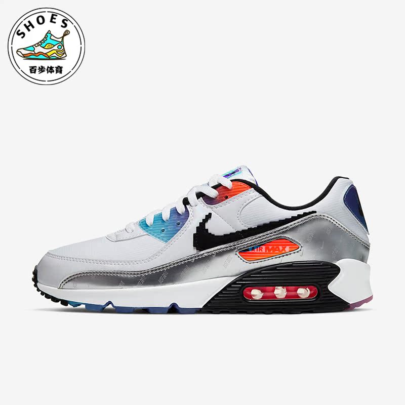 Nike/耐克正品Air Max 90男子气垫缓震耐磨跑步鞋DC0832-101