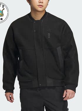 Adidas/阿迪达斯正品冬季新款男子宽松加绒针织外套IP4910