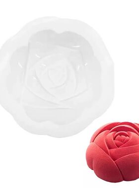玫瑰花淋面慕斯冰激凌蛋糕模具