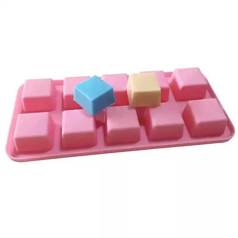 正方形手工皂小样硅胶模具图片