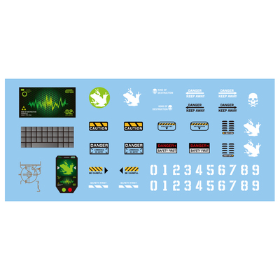 DIYNo.57狩人小队冢蛙水贴纸