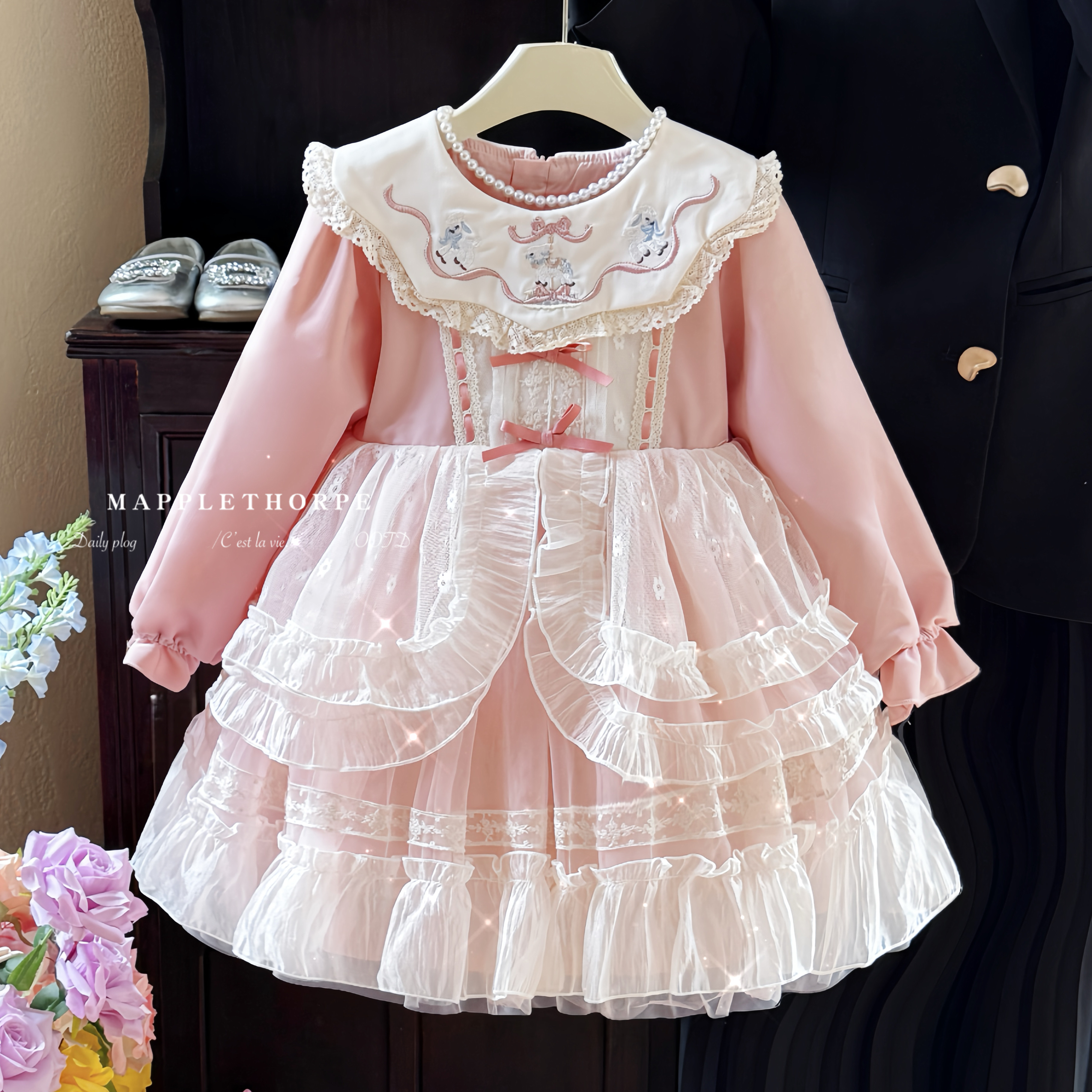 女童洛丽塔公主裙秋季超仙蓬蓬裙