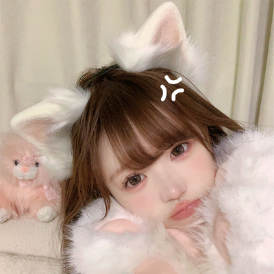 三尾树原创猫耳兽耳耳朵发箍甜美